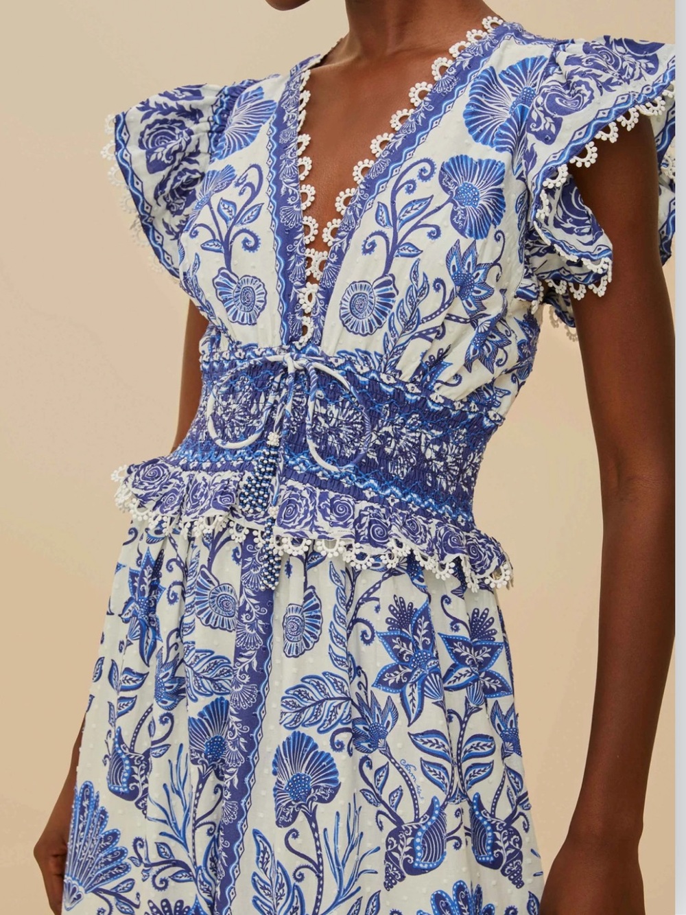Farm Rio Shell Garden Maxi Dress - Picture 2 of 9